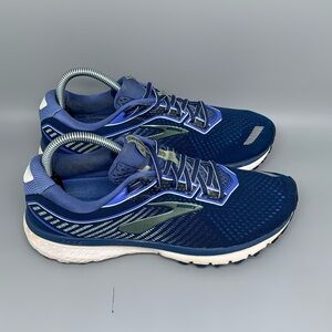 Brooks Ghost‎ 12 Blue Running Shoes Men's Sz 8 Women's Sz 9.5